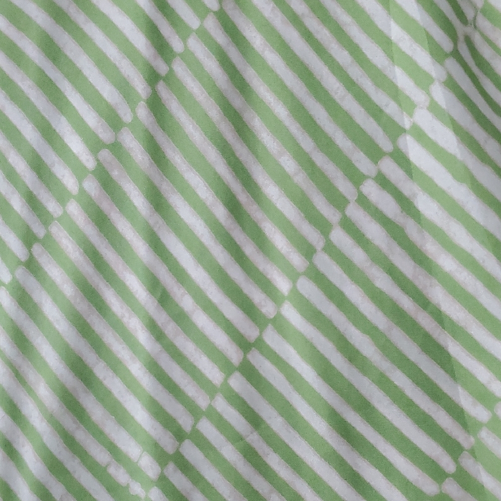 LAST CALL!! Banana Republic Green Striped Top, S - Picture 2 of 4
